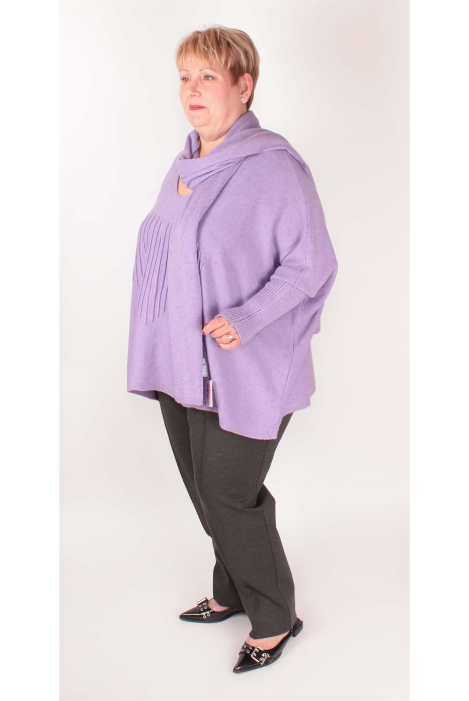 Pull Avec Coeur Lilas